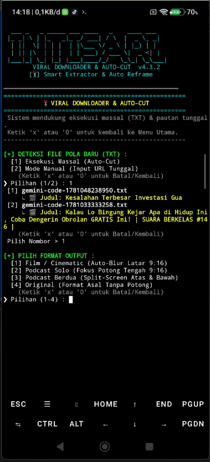 Modul AutoCut